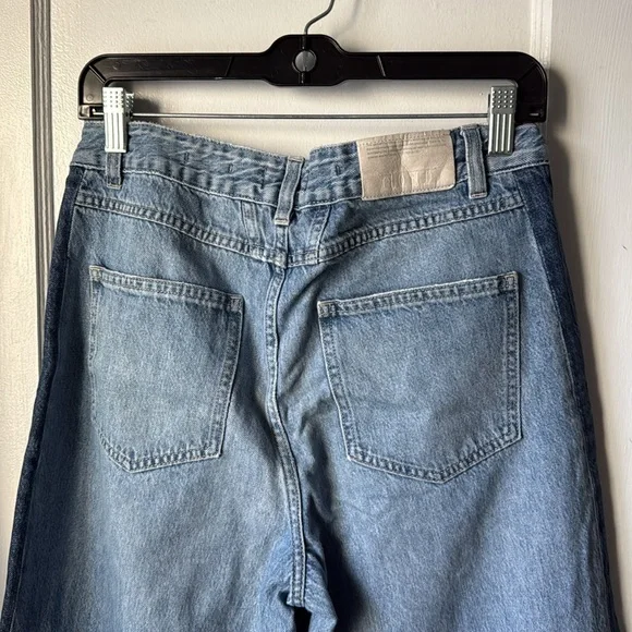 Closed Blue Dual Tone Distressed Jeans - Picture 5 of 6